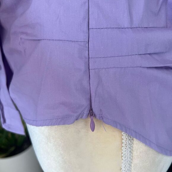 70/21 High-Low Long Sleeve Top, Designer Luxury, Large. Purple, NWT - Picture 14 of 15